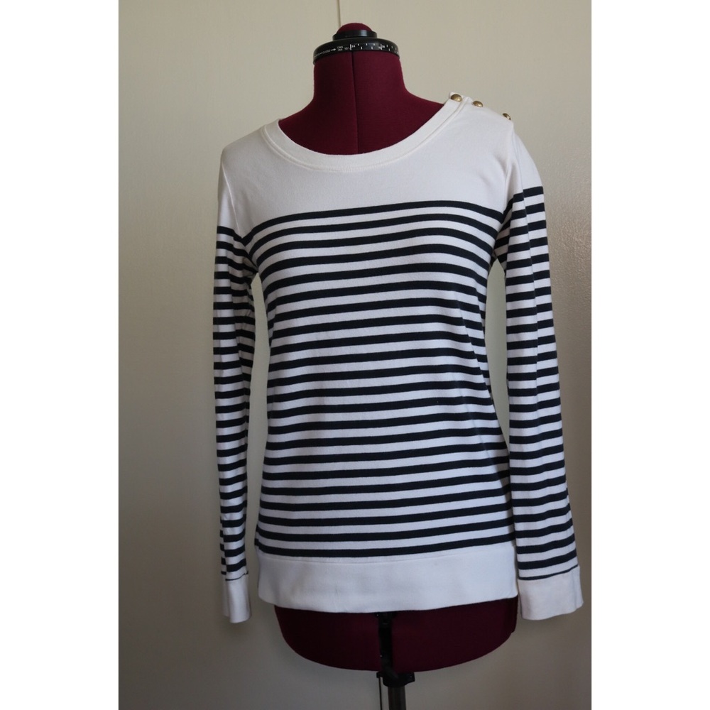 Forever 21 black/white stripe sweater